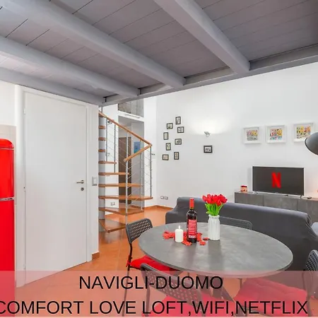 Apartment Navigli-duomolove Loft, Comfort ,netflix, Wifi Milan